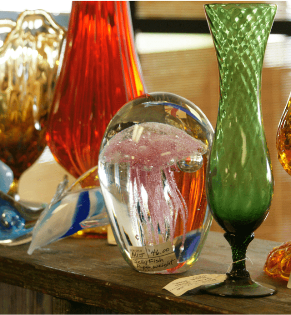 Glas Antiquitäten